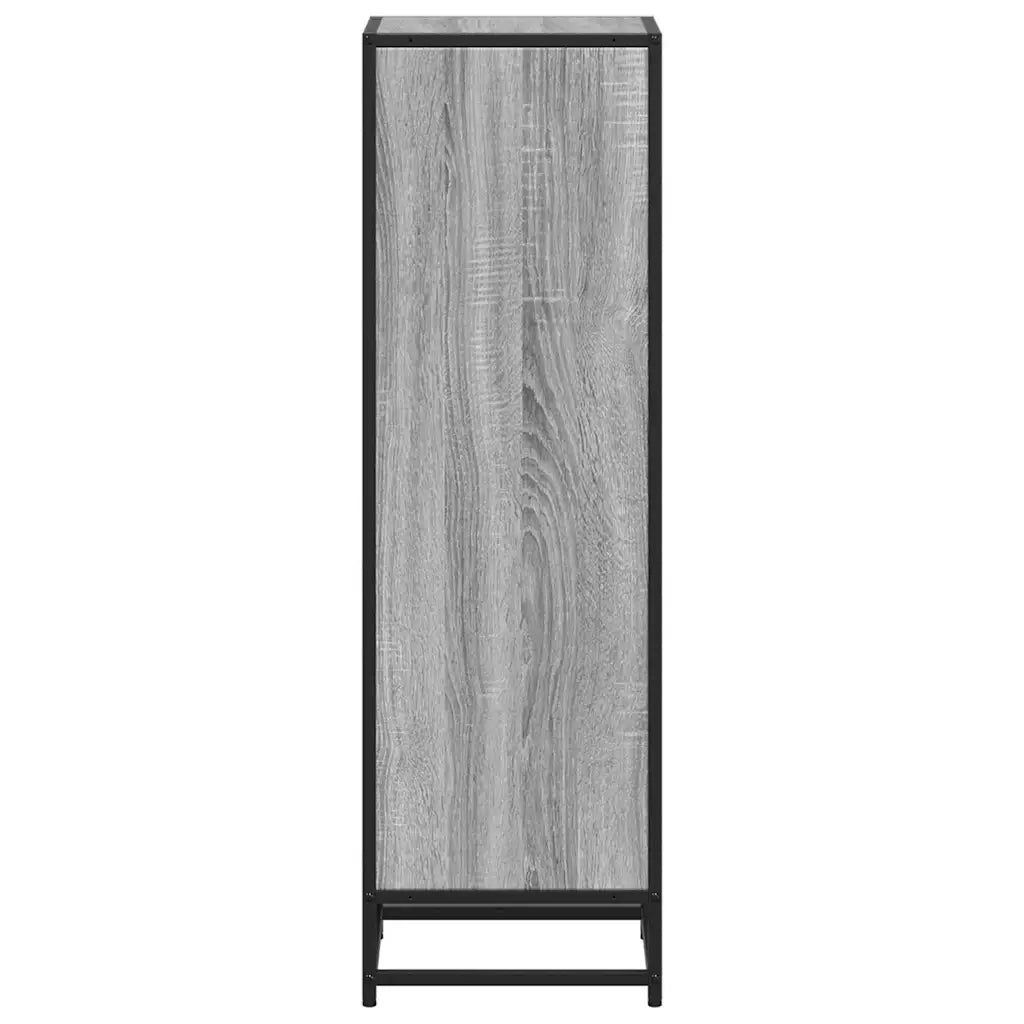 Libreria Grigio Sonoma 33,5x33x107,5 cm in Legno Multistrato 849157