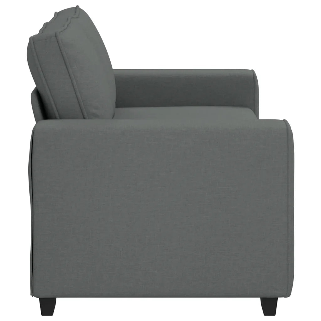 Divano a 2 Posti Grigio Scuro 180x77x82 cm in Tessuto 4105167
