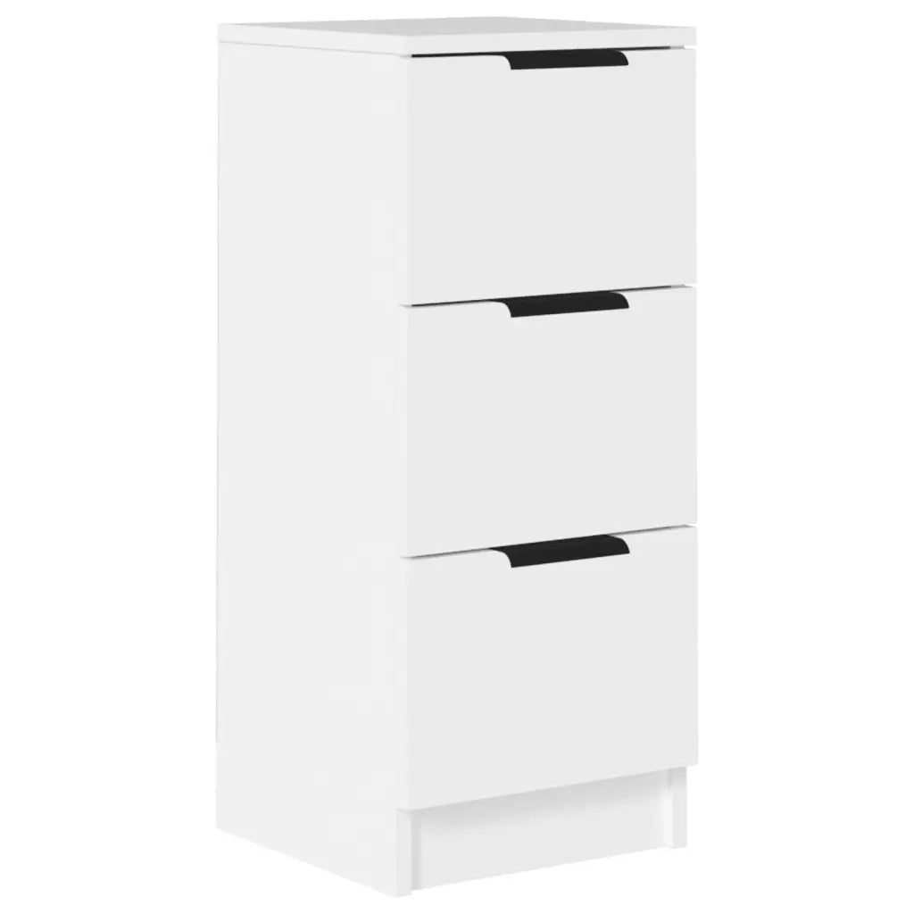 Credenza | Madia | Buffet da pranzo | Armadio da pranzo Bianca 30x30x70 cm in Legno Multistrato