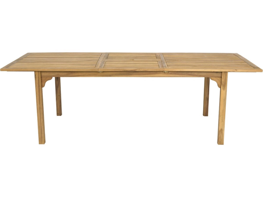 Tavolo da giardino allungabile in legno "Valladolid" 180/240 cm - posti a sedere da 6 a 10 - Marrone