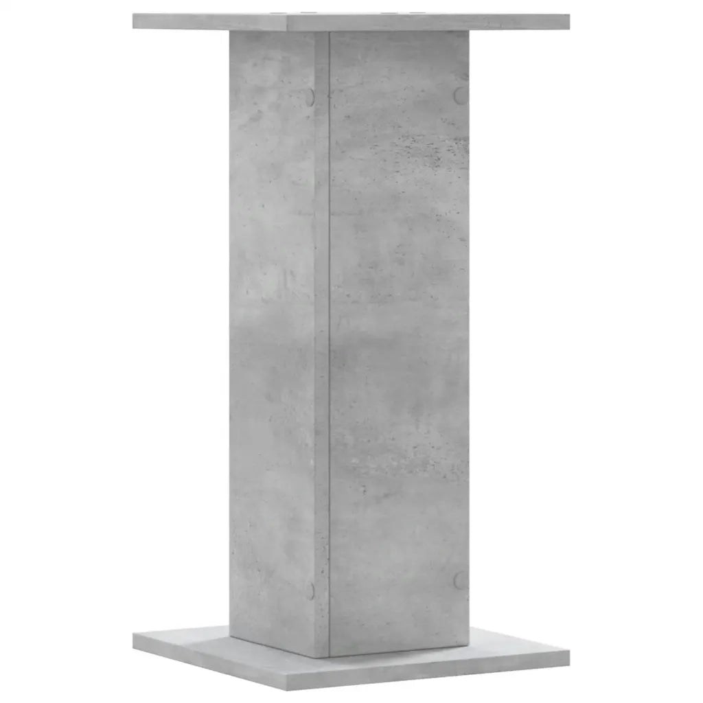 Supporti Altoparlanti 2 pz Grigio 30x30x40 cm Legno Multistrato CFW4031339