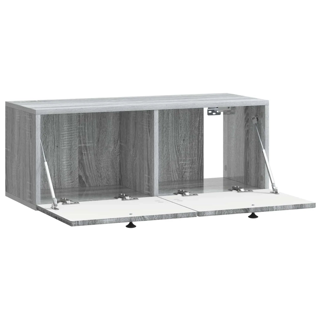 Mobile Porta TV da Muro Grigio Sonoma 78,5 x 31 x 30 cm