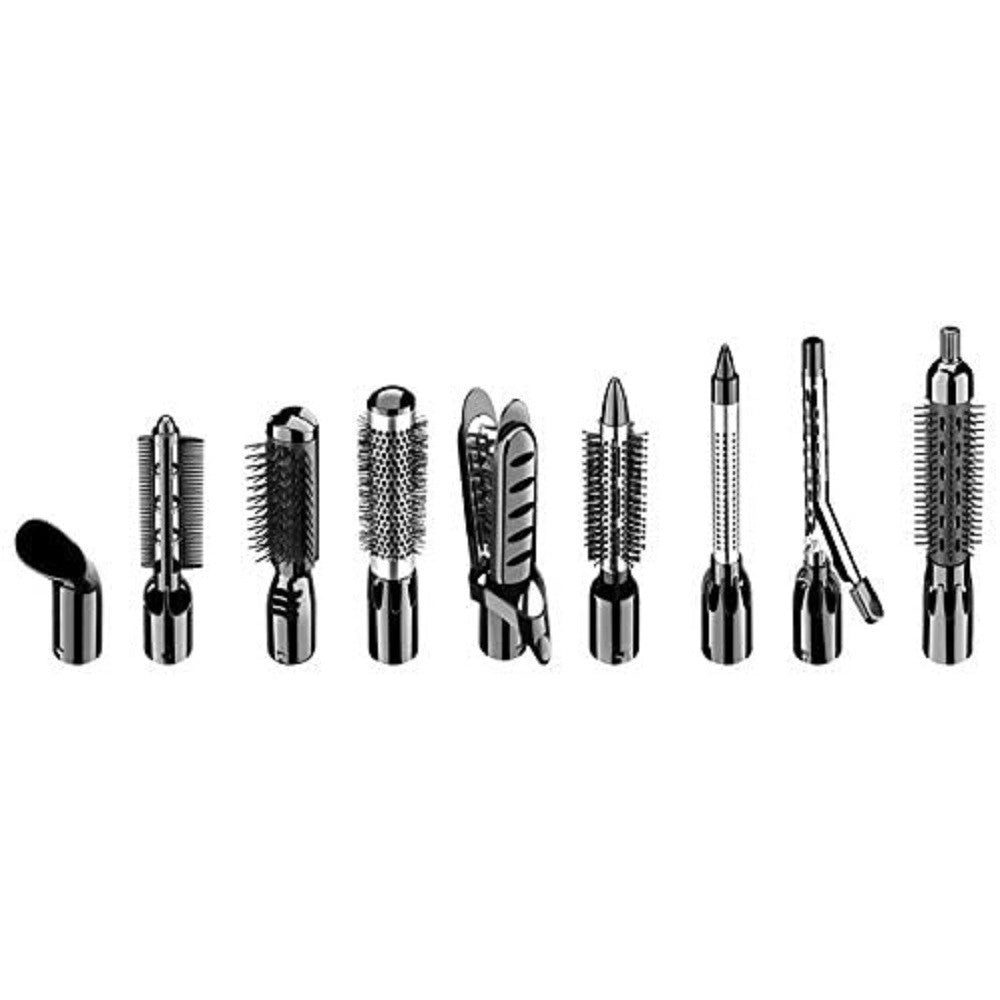 Trade Shop - Styler Ad Aria Calda Professionale 10 In 1 1000w Spazzola Elettrica Phon Gm-4835 -