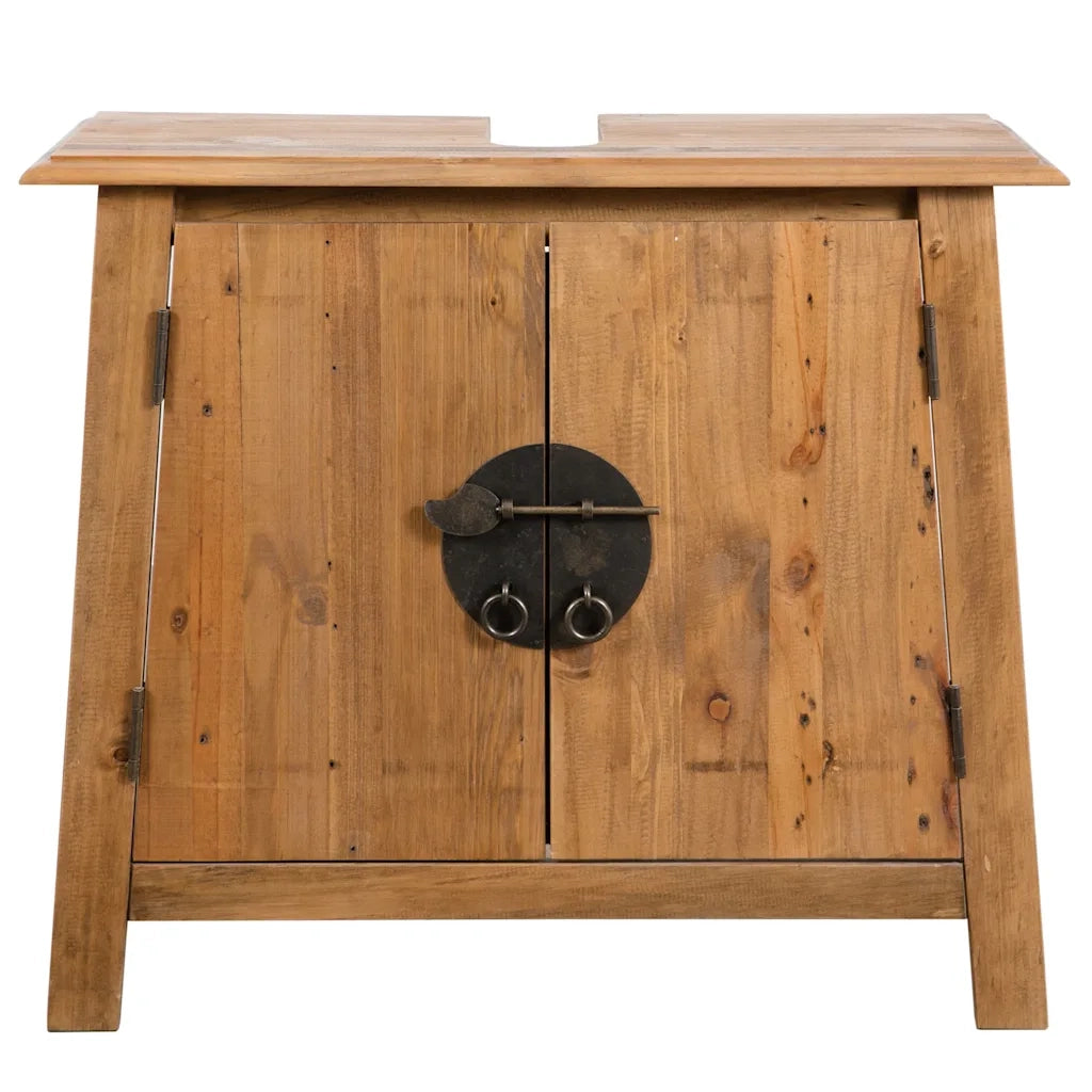 VanitÃ  da Bagno in Legno Massello di Pino 70x32x63 cm  cod mxl 120937