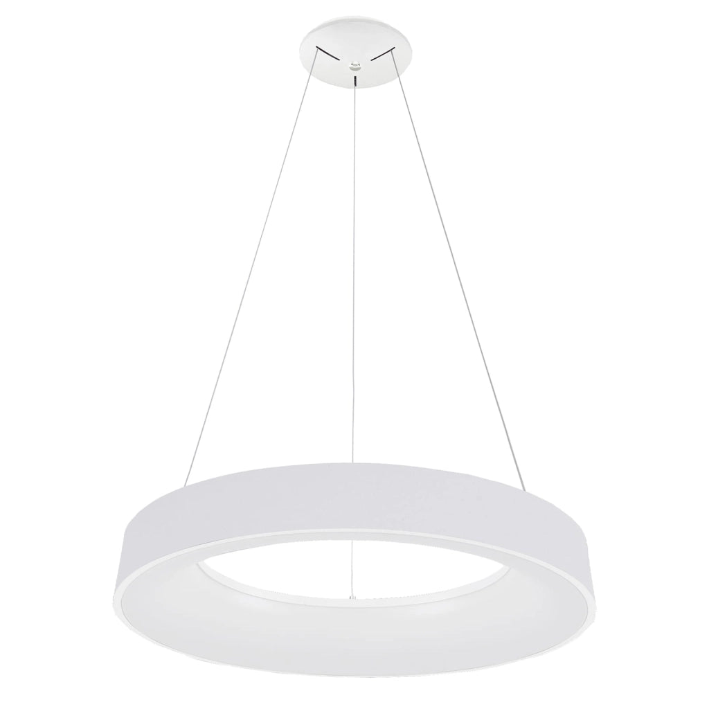 Italux Giulia lampada a sospensione LED bianca Ø80 80W