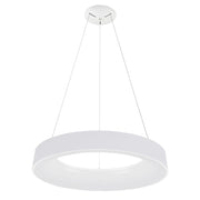 Italux Giulia lampada a sospensione LED bianca Ø80 80W
