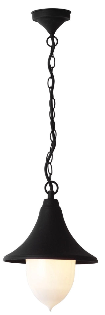 Lampada Lanterna 100W con Catena Bauer Parigi Nero