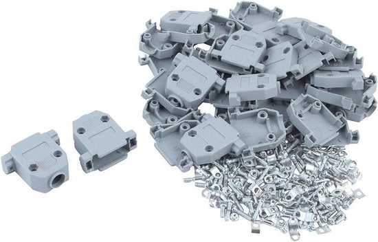 Copertura plastica in scatola per connettore D Sub DB15 15Pin - Protezione - Connettore - Grigio