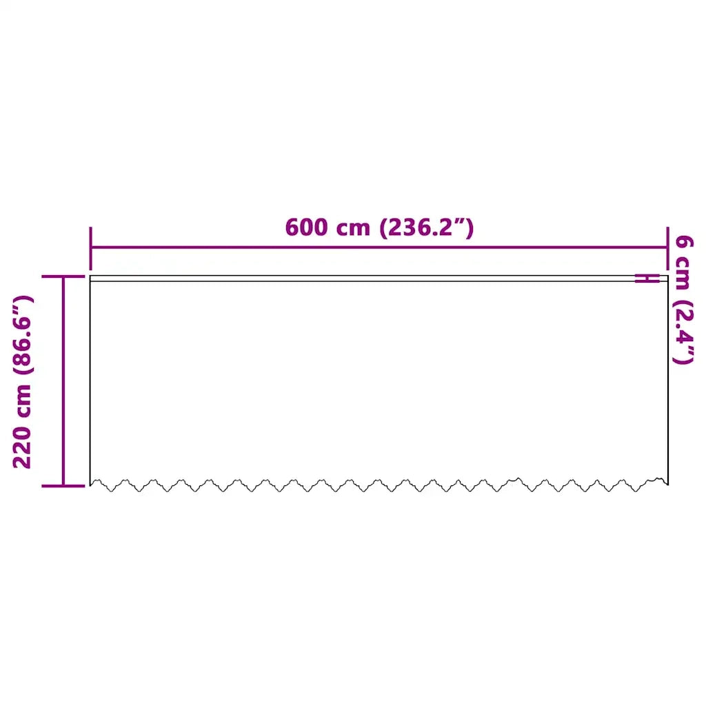 vidaXL Tende con tende Floreale Bianco Poliestere