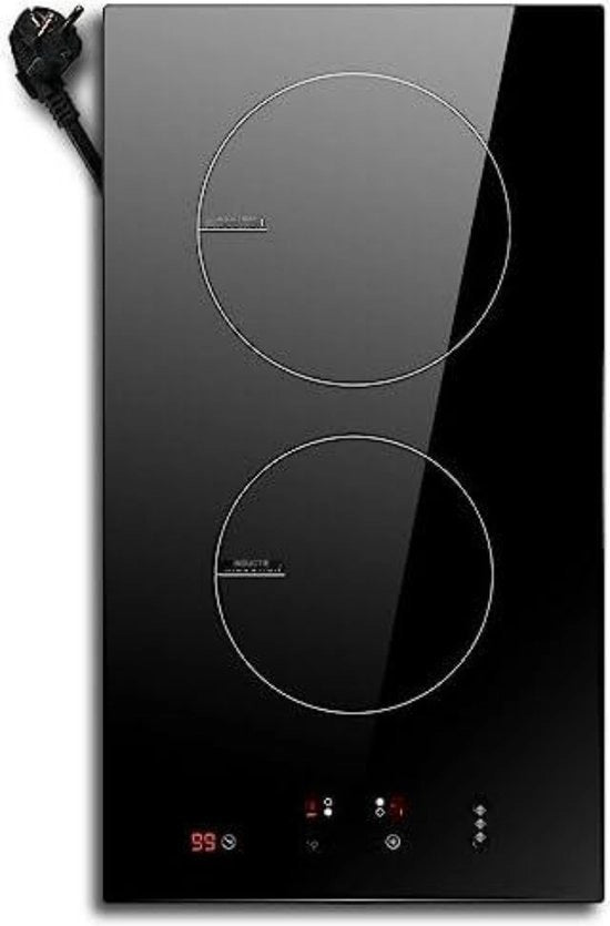 Cottura Induttiva 2 Fiamme - Cottura Elettrica 2 Fiamme - Cottura 2 Fiamme - 2 Piastre Cottura Ceramica 3000W
