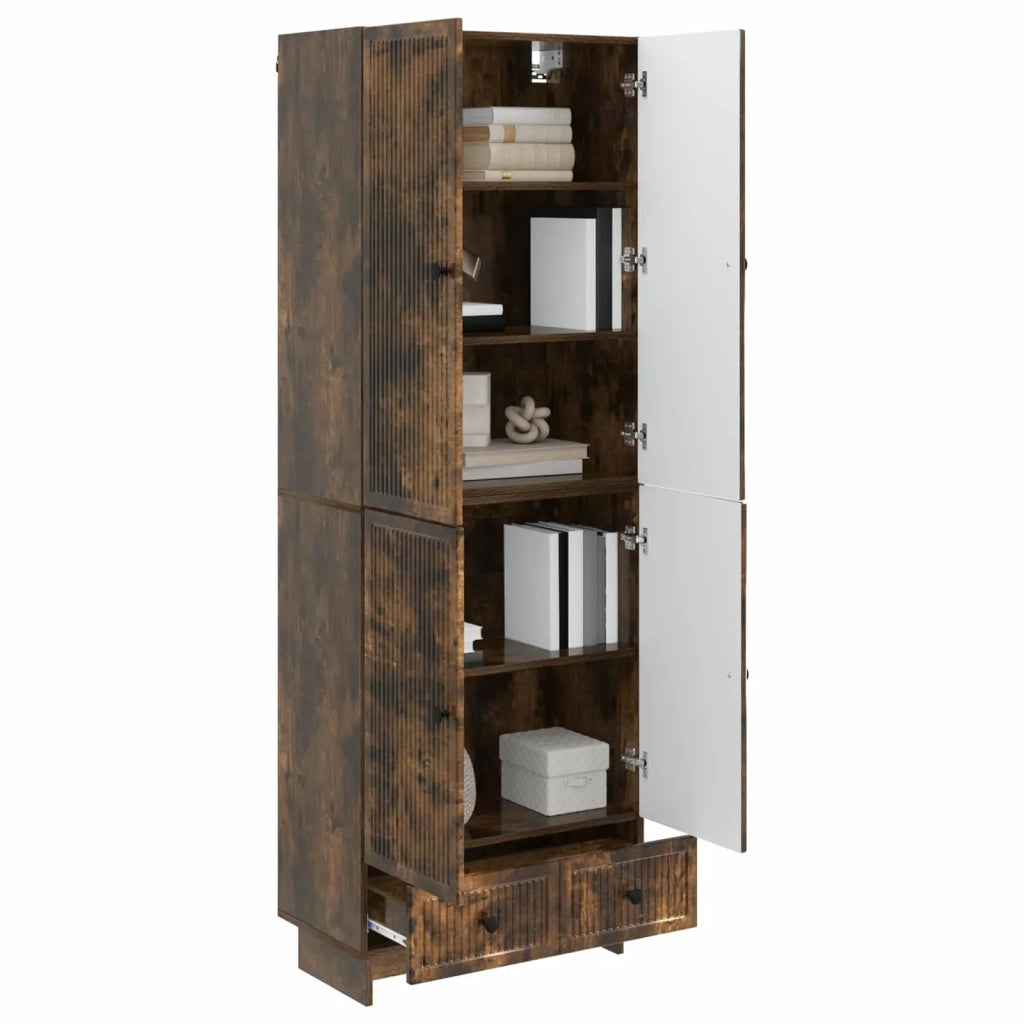 Set di armadi 2 pcs Rovere Fumo 66 x 34,5 x 95 cm 3416354