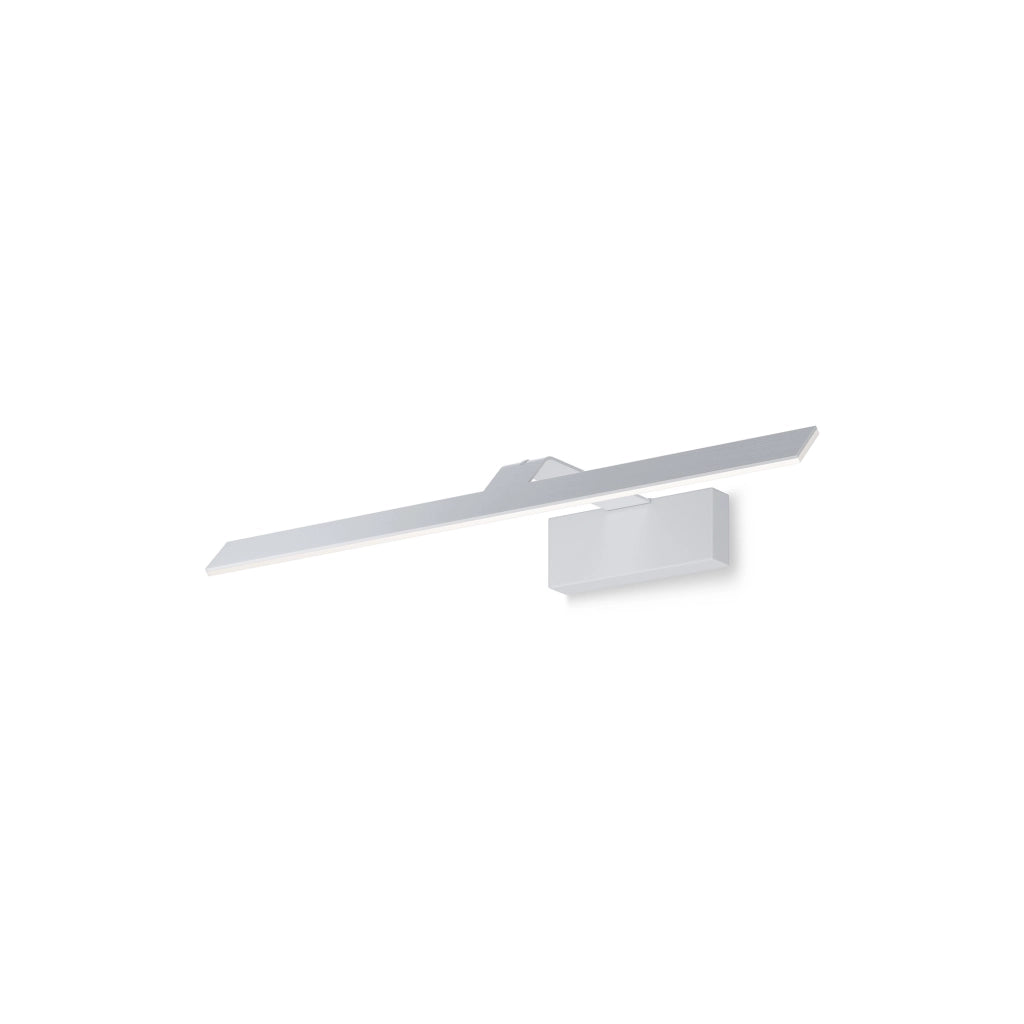 Maytoni applique moderna Decart 1 luce LED integrato bianco metallo diffusore acrilico