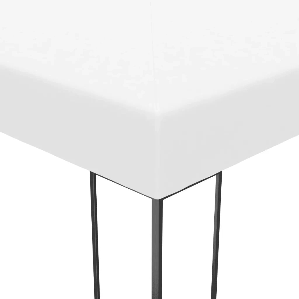 Gazebo | Pergolato da Giardino con Luci a Stringa LED 3x3 m Bianco