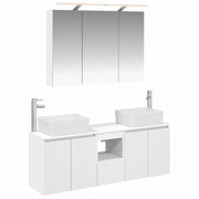 Set di Armadi da Bagno 4 pcs Bianco Legno ingegnerizzato 3406415
