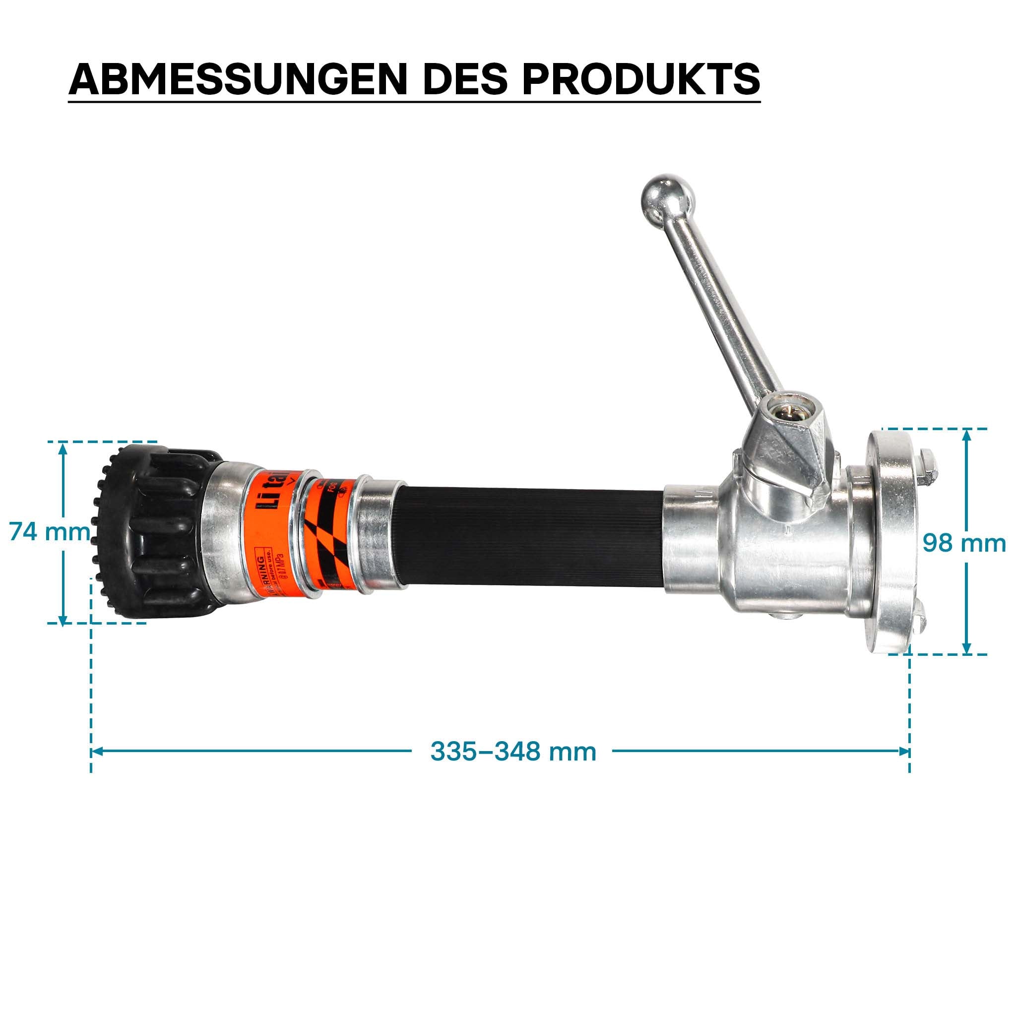 Tubo C antincendio multiuso Lancia antincendio a getto continuo vigili del fuoco