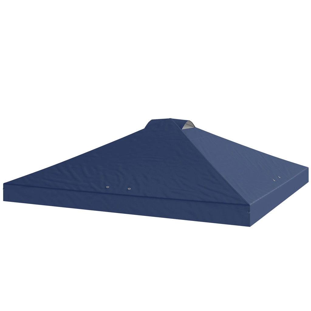 Copertura per gazebo 3x3 m UV50+ impermeabile blu ¨C zephmum ¨C 8 fori di drenaggio