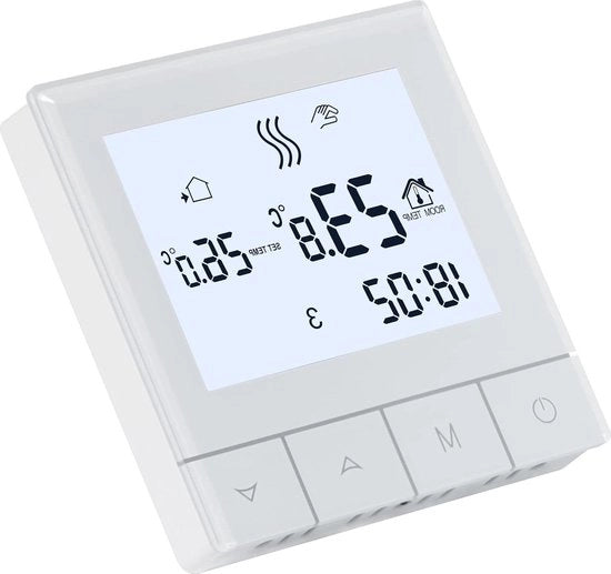 Termostato intelligente LCD touchscreen programmabile per riscaldamento a pavimento elettrico 16A TDS75-EP