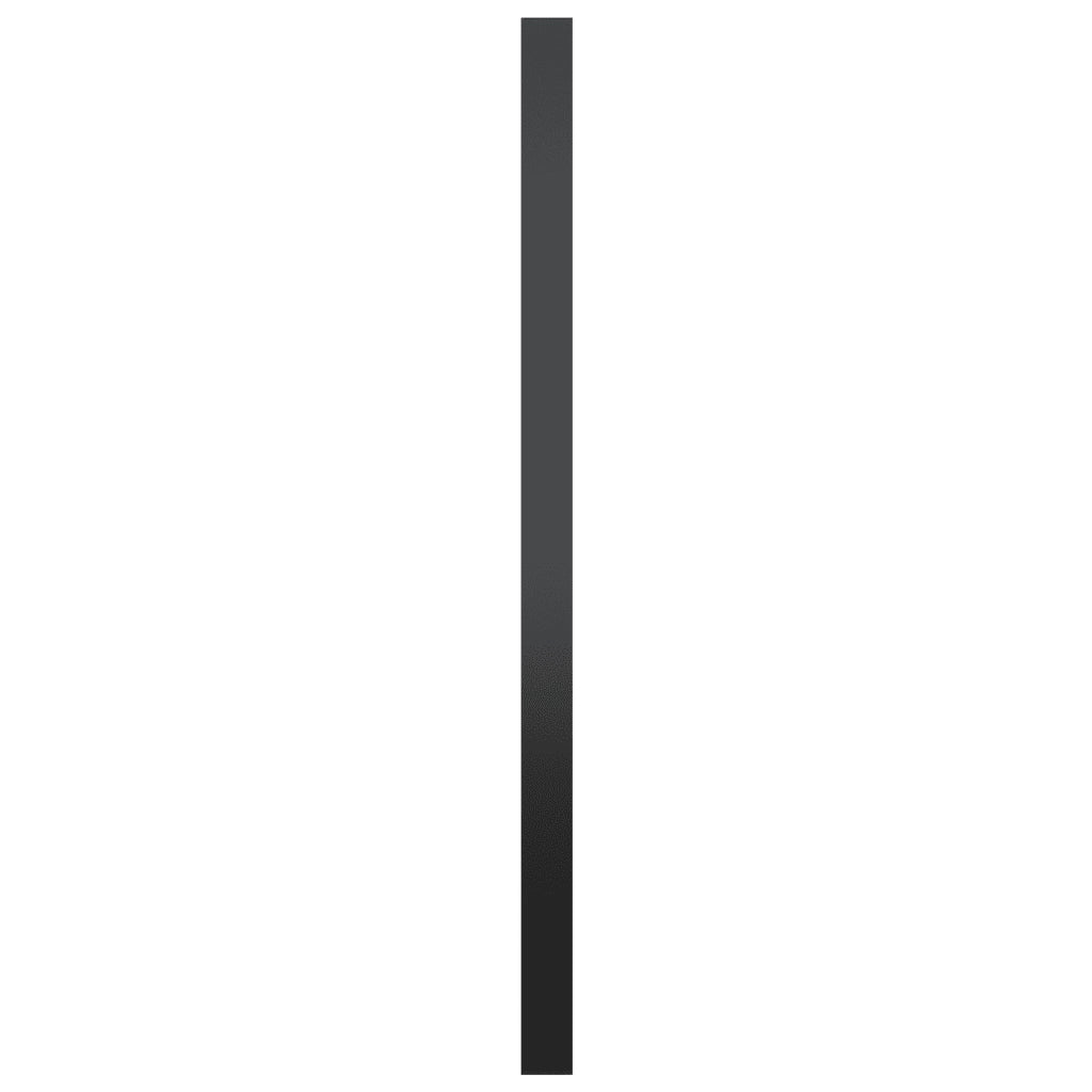 Specchio da Parete Nero 60 cm 322295