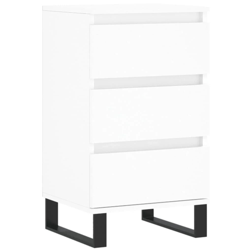 Buffet credenza cassettiera mobiletto mobile contenitore organizer per cucina soggiorno salotto 40 x 35 x 70 cm legno ingegnerizzato bianco 02_0030297