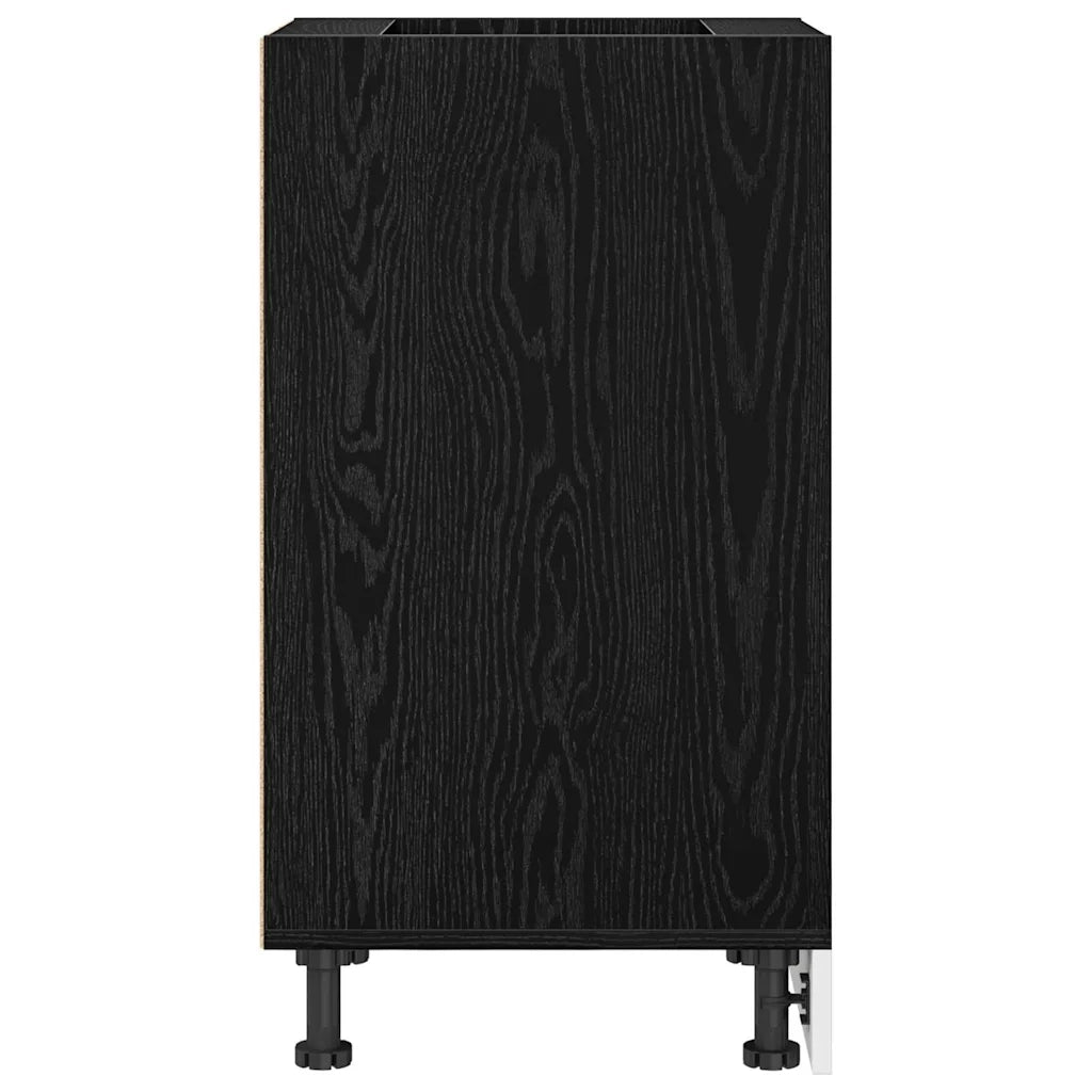 Base per Cucina con cassetto Rovere nero 40 x 44,5 x 81,5 cm