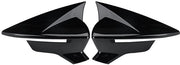 Scocche di specchiera in ABS - 2 pezzi - Laccato nero lucido -Compatibile con SEAT Leon MK3 5F ST FR Cupra I/b*iza Mk5 Arona KJ7 2017-2020 - di alta qualità e duraturo