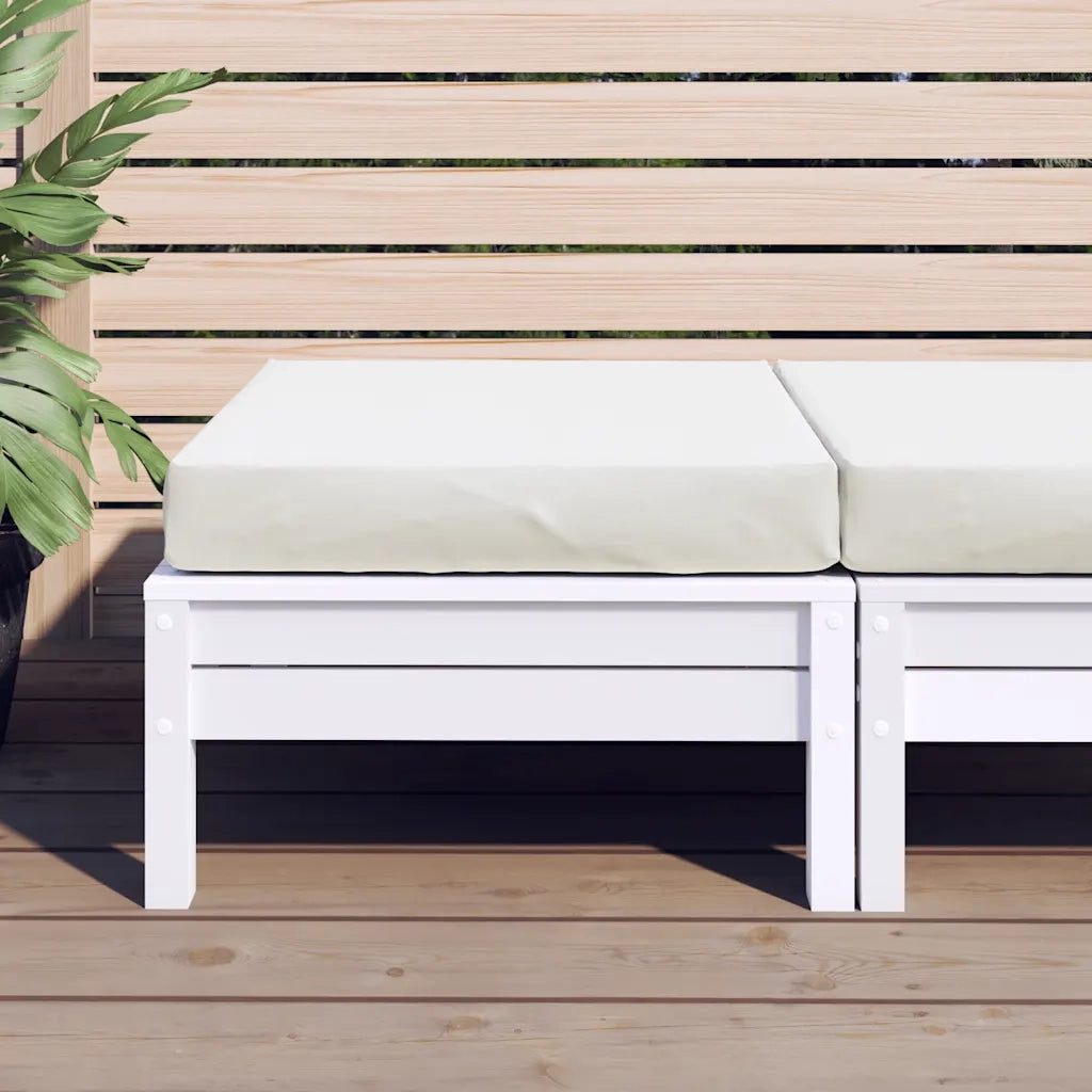 vidaXL Cuscino per Pallet Crema Mélange 60x60x9,5 cm in Tessuto