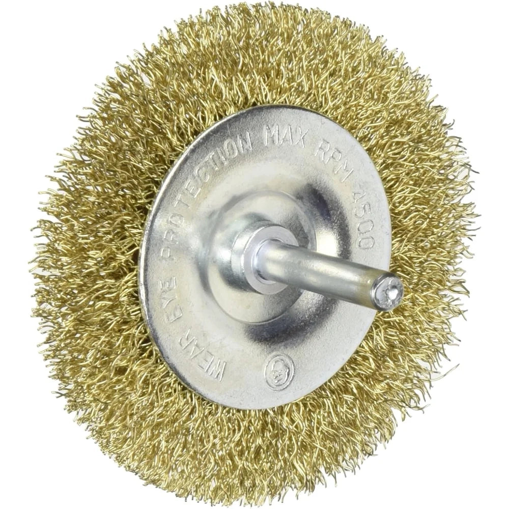 Topex 62h320 spazzola conica con on perno, 75 mm ds
