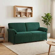 Divano 3-Persone Verde Scuro 198 x 83 x 95 cm Velluto