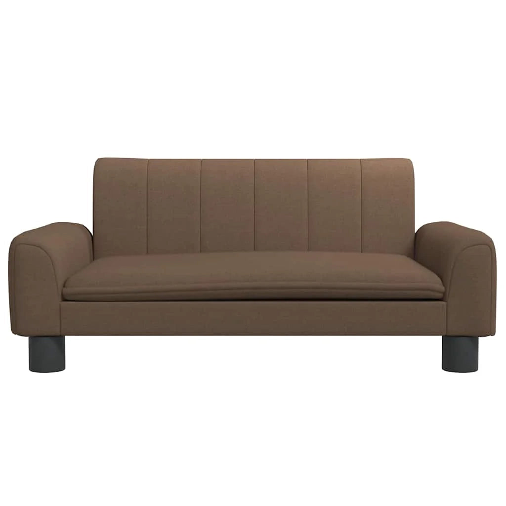 Cuccia per cani a forma di cesto comoda 70 x 45 x 30 cm tessuto marrone 02_0042847
