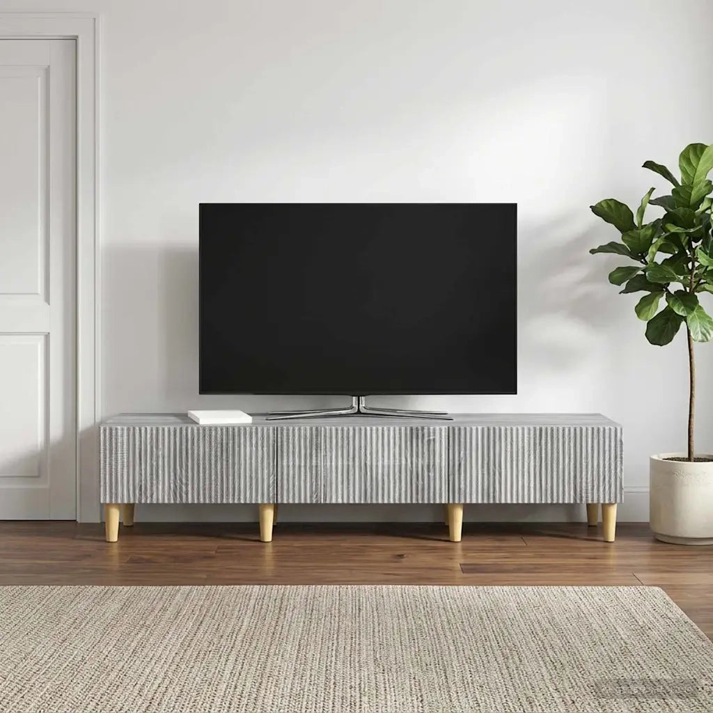 Mobile TV Grigio Sonoma 147 x 34,5 x 30 cm Legno ingegnerizzato 894711
