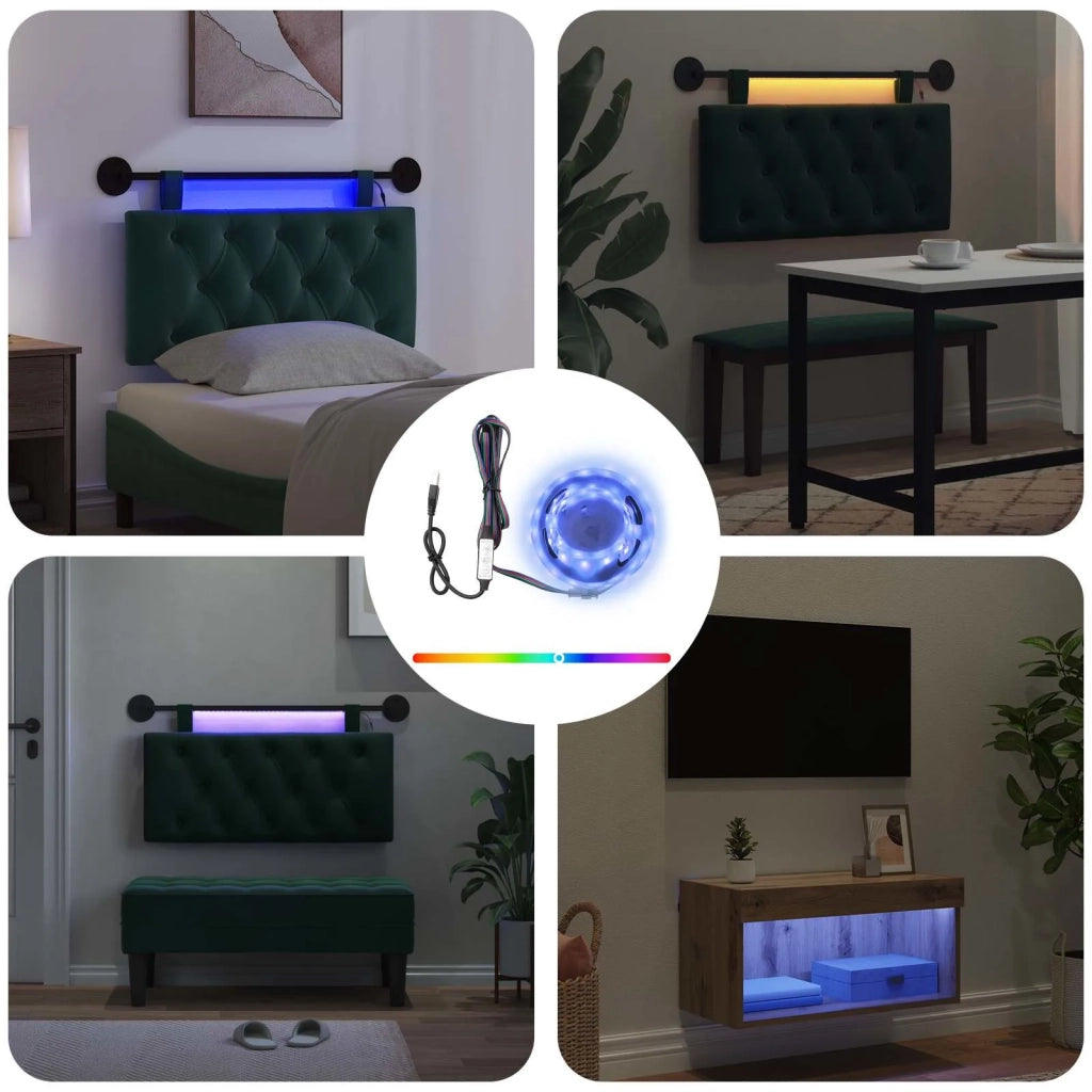 Striscia LED con strisce LED Nero 180 cm SMD5050 350081