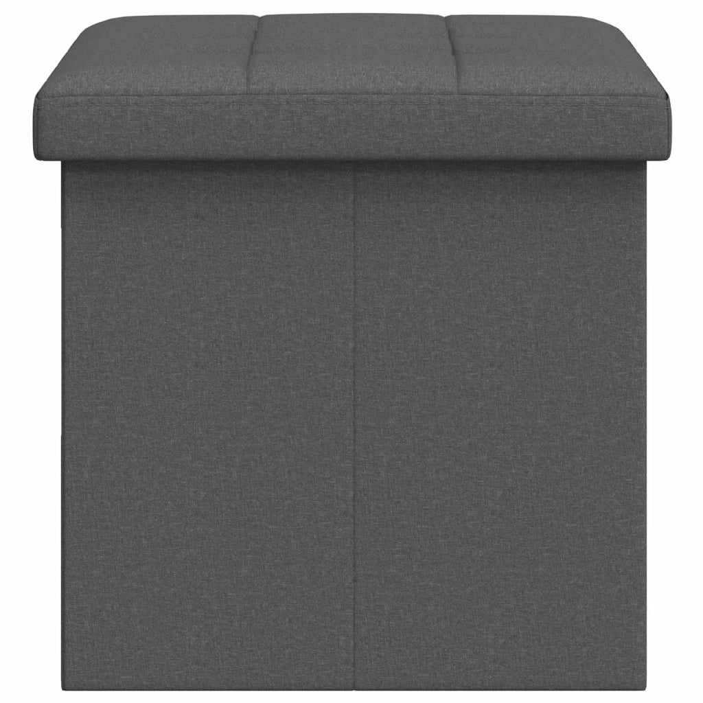 Panchina di stoccaggio pieghevole Grigio Chiaro Tela 42045229