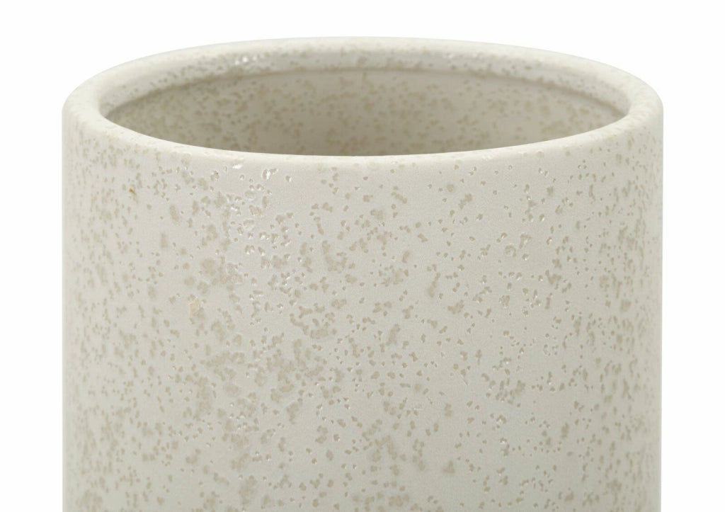 Oggettistica Tom, Complemento d'arredo, Articolo decorativo, Accessorio d'arredo, Crema, 16x16 h28 cm