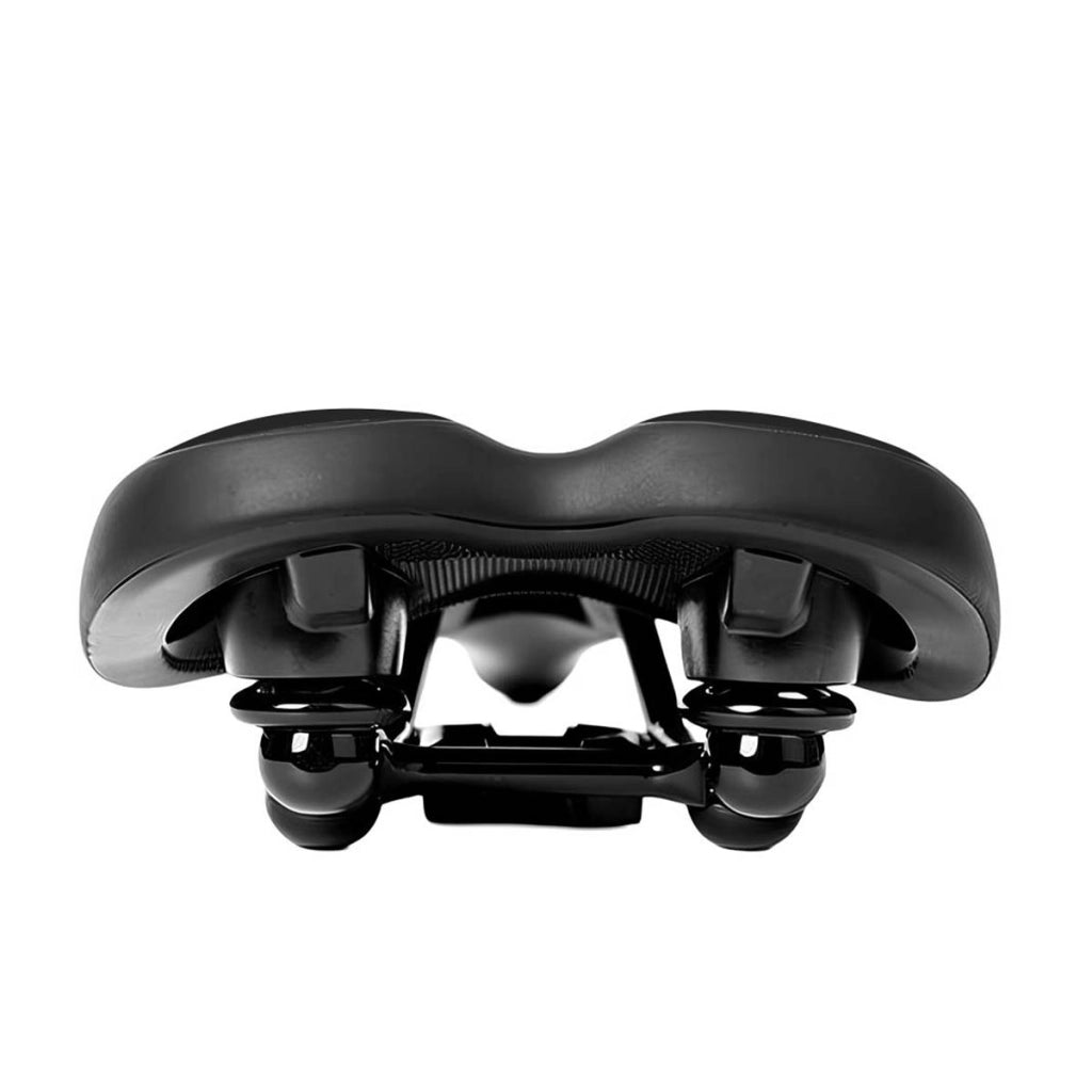 Sella ergonomica per bicicletta 27 x 17 cm con molle per bici da città e MTB Nero Avizar
