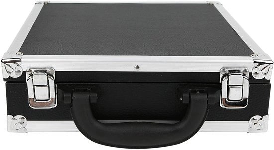 Borsa da Pool Lichtgewicht - Scatola di Stoccaggio per Palline da Pool - Maniglia Portatile - Interno Rivestito di Schiuma - Viti in Acciaio Inossidabile - Sicura e Facile da Trasportare