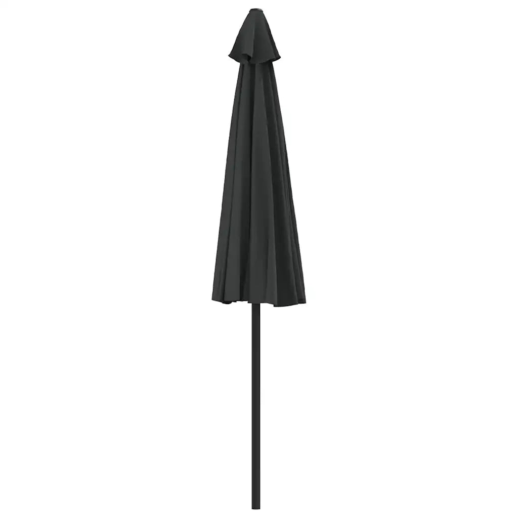 Ombrellone Balcone-Ombrello da giardino Palo in Alluminio Nero 270x144x222cm a Met¨¤