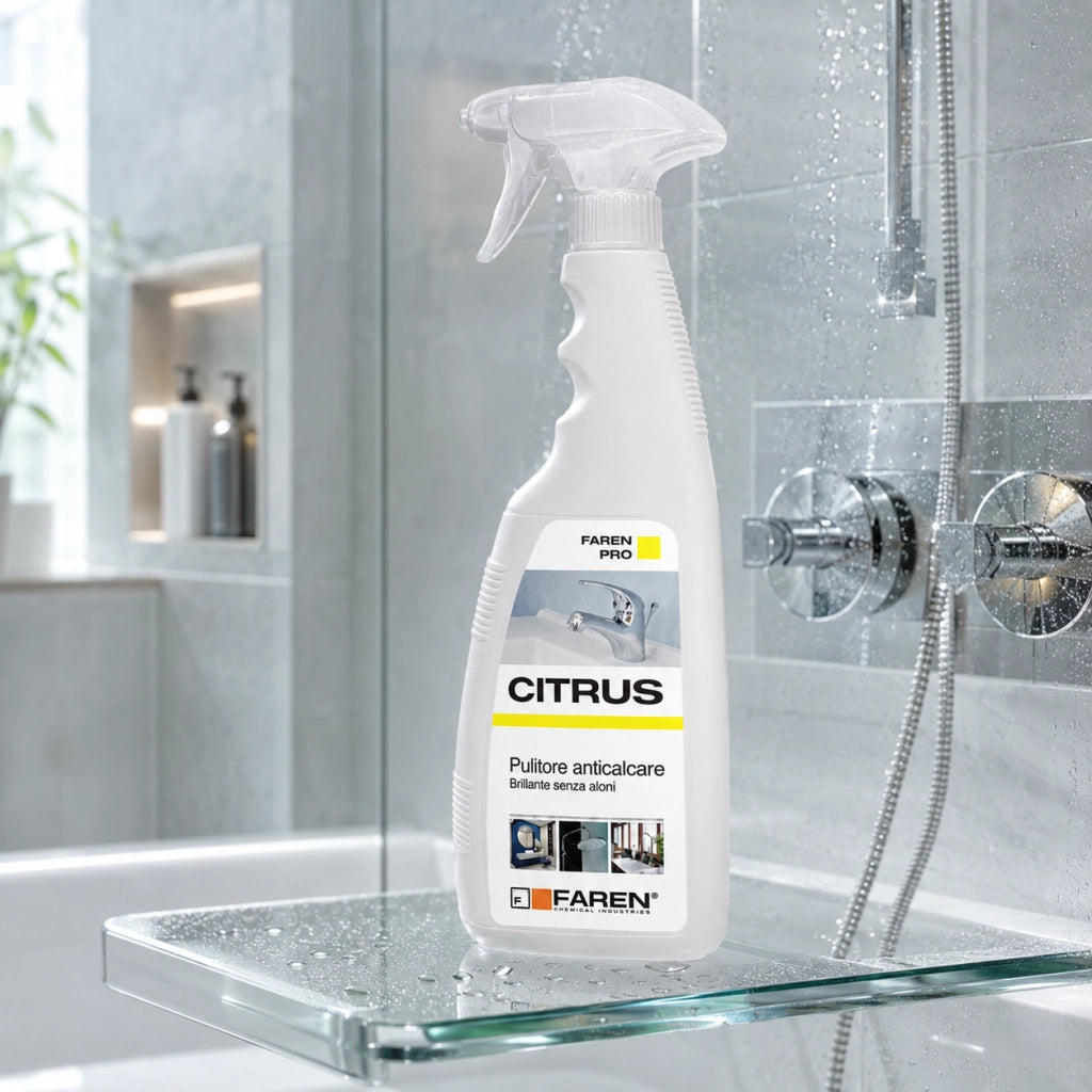 Faren anticalcare citrus pulitore rubinetterie da 750 ml 3 pezzi