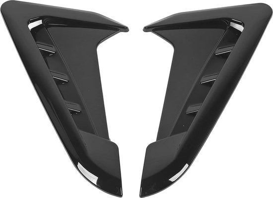 Decorazione di ventilazione laterale sinistra destra tavola di parcheggio copertura di ventilazione laterale adesivo decorativo per X3 G01 X4 G02 M Sport - Aspetto migliorato - Nero lucido
