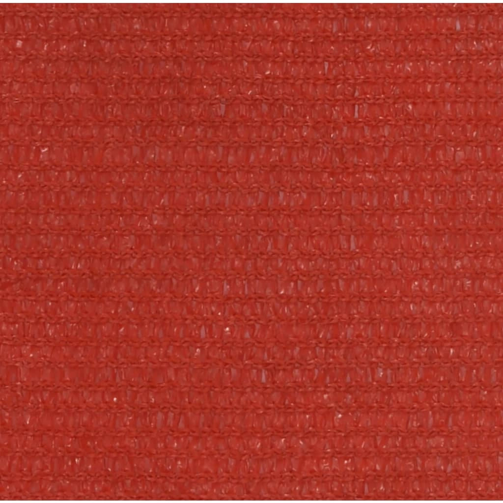 Vela ombreggiante/ombrellone 160 g/m² 2 x 4,5 m HDPE rosso 02_0009257