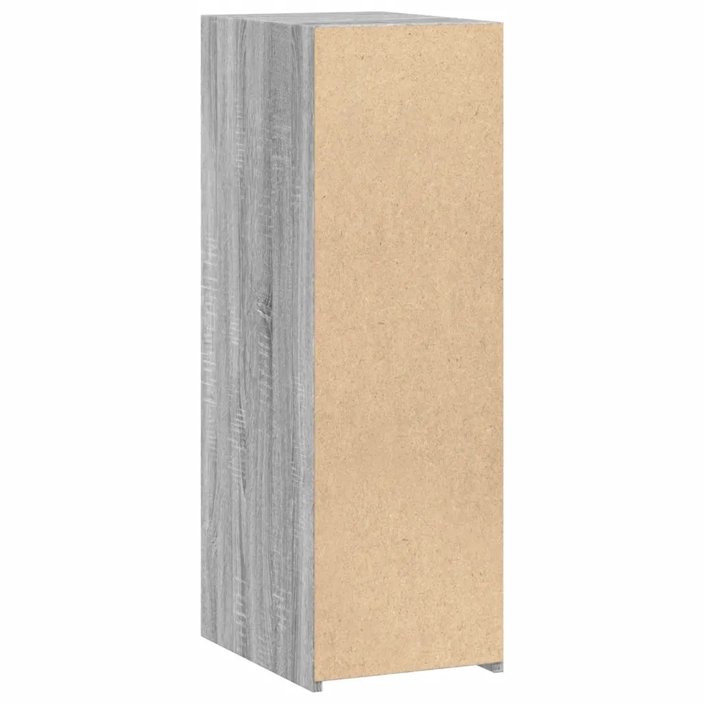 vidaXL Credenza Grigio Sonoma 30x41x93 cm in Legno Multistrato