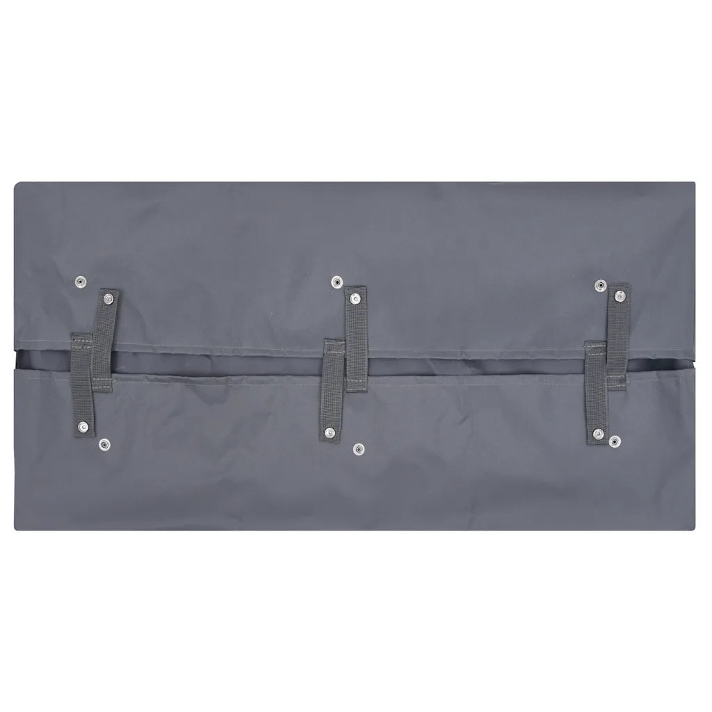 Telo per Carrello da Giardino Grigio Scuro 81x41x40 cm Tessuto cod mxl 61716