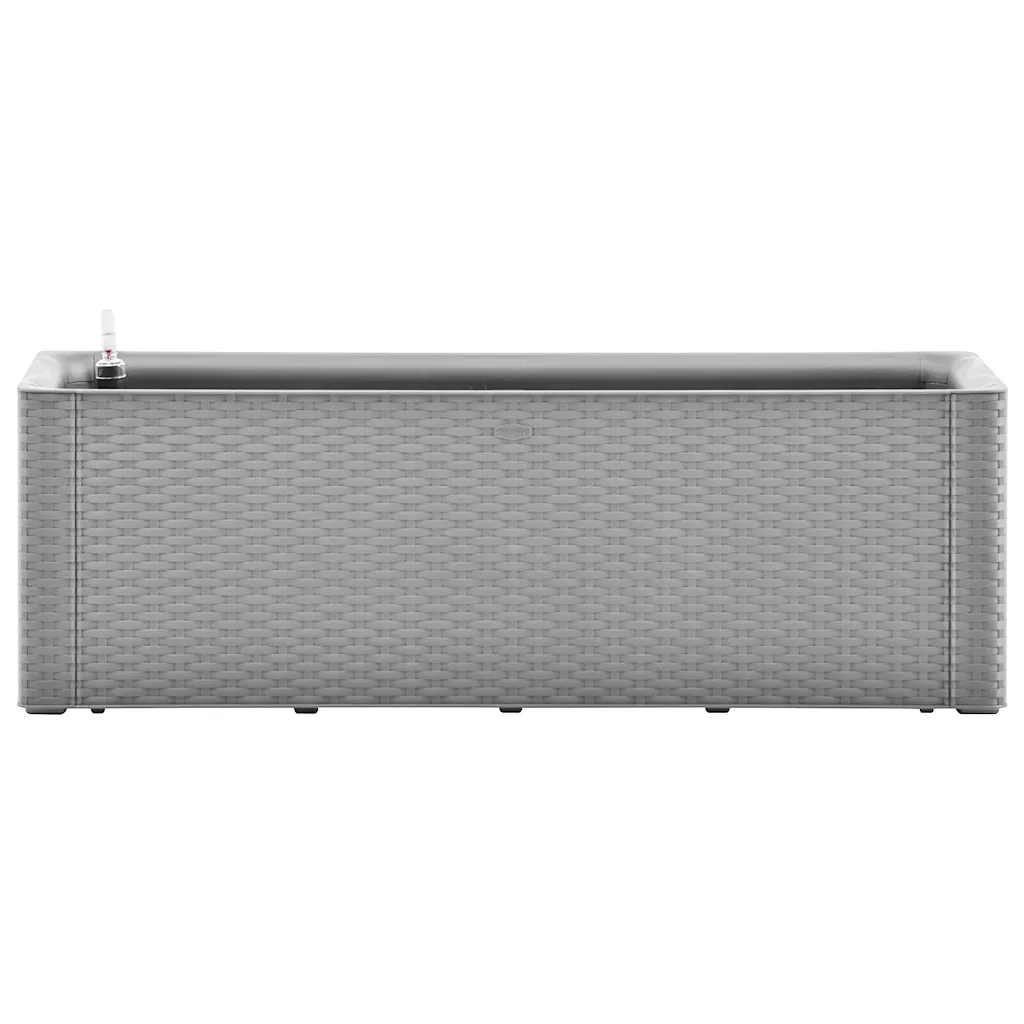 Letto Rialzato da Giardino con Irrigazione Grigio 100x43x33cm