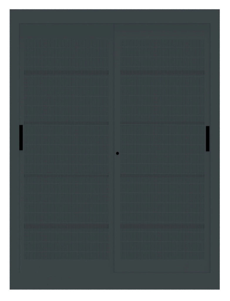 Armadio archiviazione da ufficio in metallo con piani interni cm. 150x60x200H