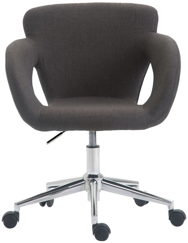 Sedia da ufficio Edison tessuto grigio scuro