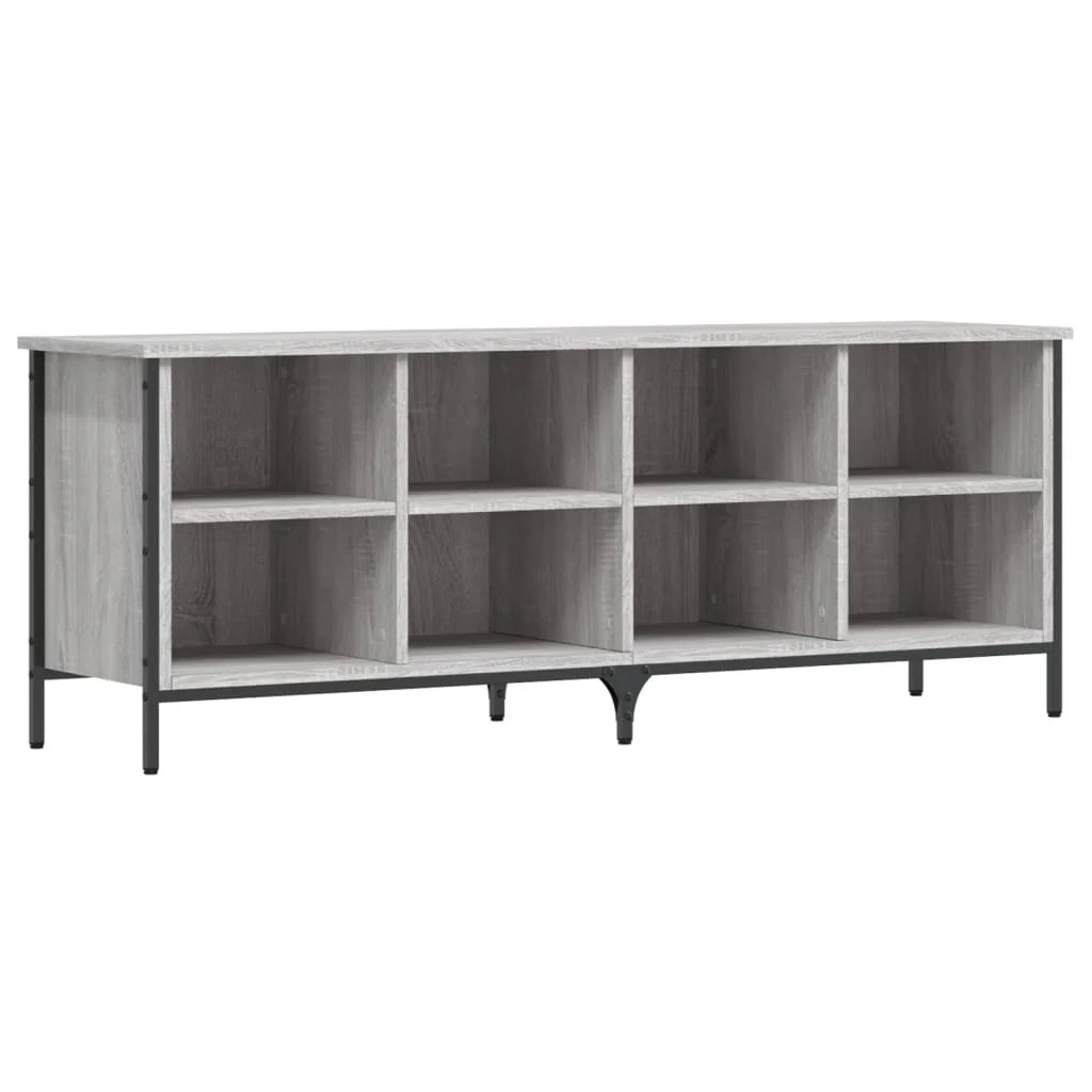 Scarpiera mobile contenitore per scarpe mobile per ingresso/corridoio/soggiorno design Sonoma 131 x 35 x 50 cm legno ingegnerizzato grigio 02_0022061