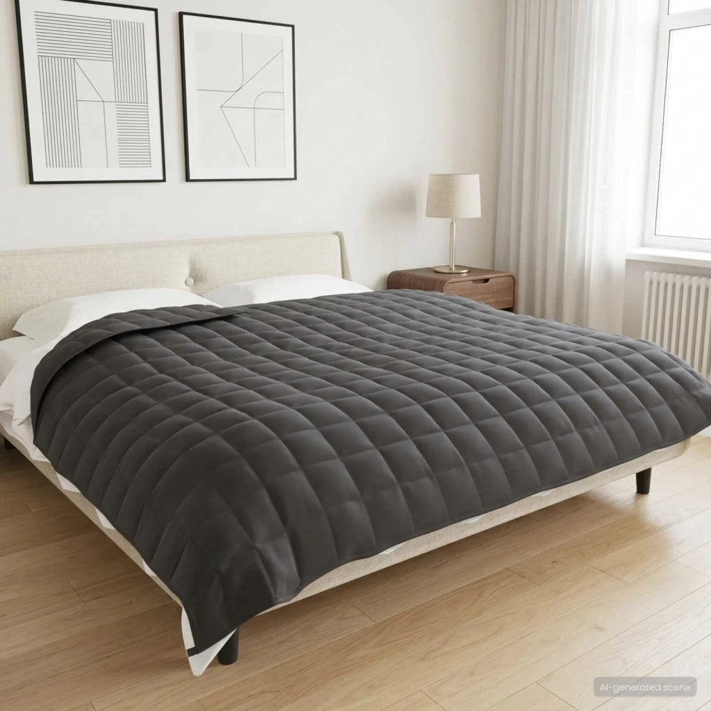 Coperta Ponderata Antracite 200 x 225 cm 13 kg 100% Cotone 205T 42044008