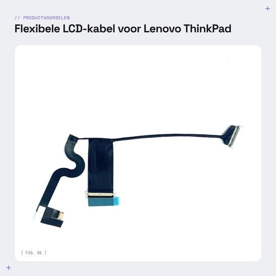 Cavo LCD flessibile per Lenovo ThinkPad X1 Yoga 6a generazione