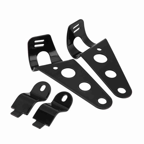 Supporti Luce Anteriore per Motocicletta 2 Pezzi - Adatto per Tubi di Forcella 28mm-34mm - Accessori per Motocicletta - Acciaio Inossidabile - Garanzia 24 Mesi - Accessori per Motocicletta