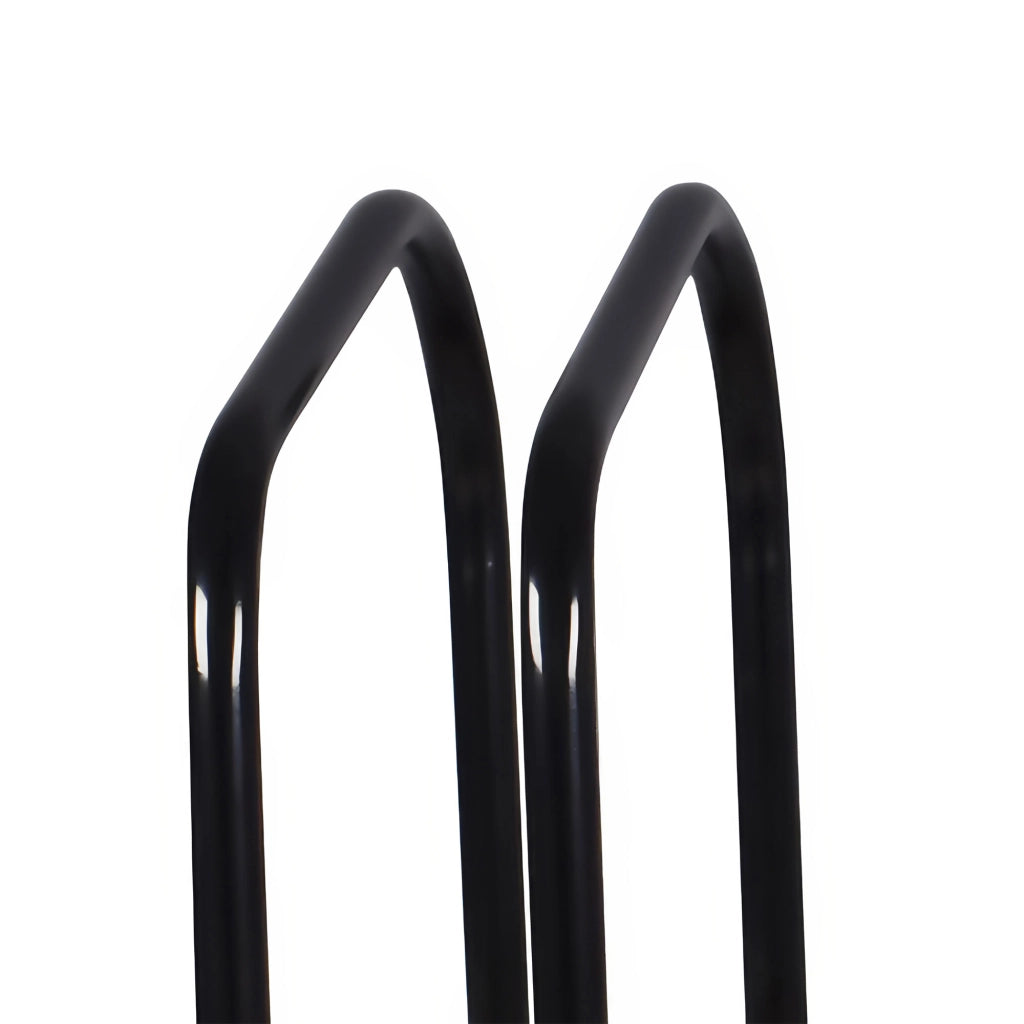 Rastrelliera Cavalletto Fermabici Modulare 5 in 1 in Acciaio Antiruggine con meccanismo di fissaggio al suolo ideale per parcheggiare fino a 5 biciclette in parco, strade private o garage.