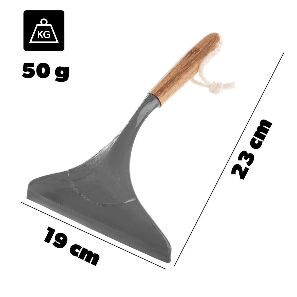 Tergivetro KADAX, detergente per specchi della doccia, detergente per vetri, grigio